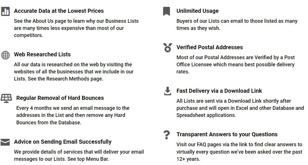 guarantee-points marketing list